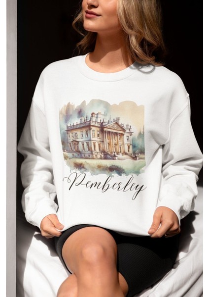 Premium Oversize Kesim Uzun Kollu Baskılı Sweatshirt