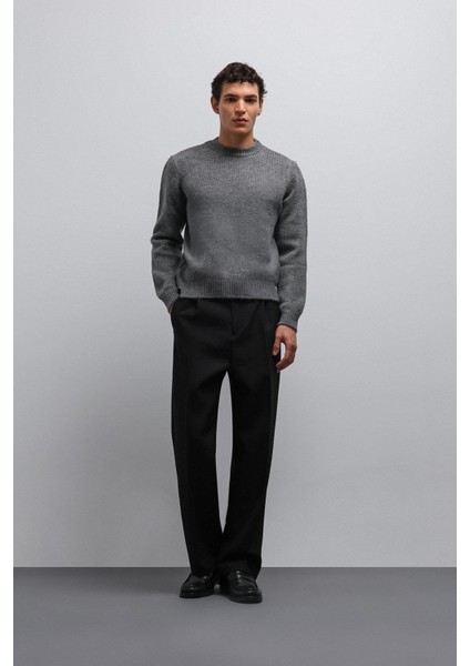 Gri Yumuşak Dokulu Erkek Kazak fiyatları