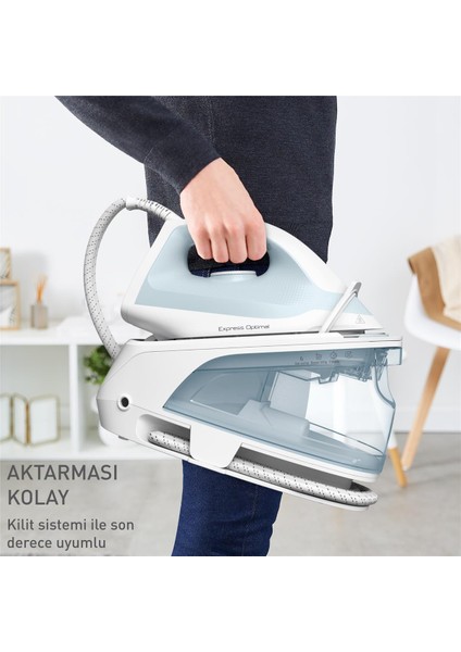 SV42 Express Optimal 110 gr Sürekli ve 120 gr Şok Buharlı 2200 Watt Buhar Kazanlı Ütü