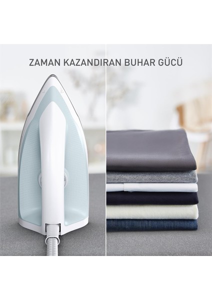 SV42 Express Optimal 110 gr Sürekli ve 120 gr Şok Buharlı 2200 Watt Buhar Kazanlı Ütü