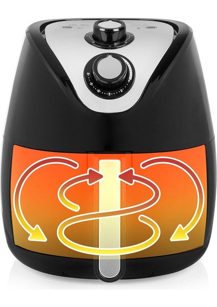 Çok Fonksiyonlu Airfryer Xxl 1500W 4,5 Lt Siyah modelleri