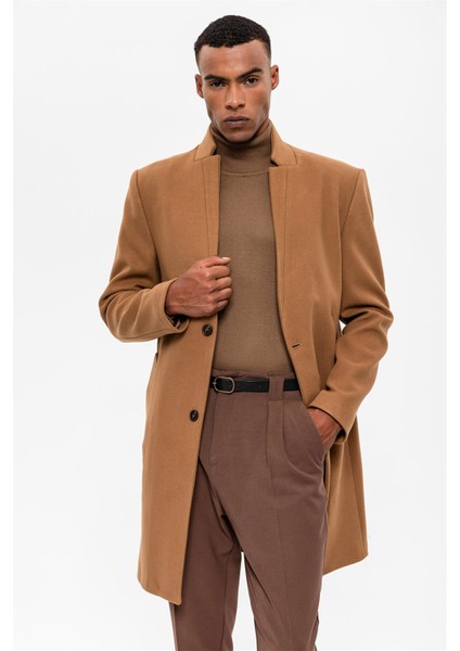 Camel Hakim Yaka Erkek Kaban fiyatları