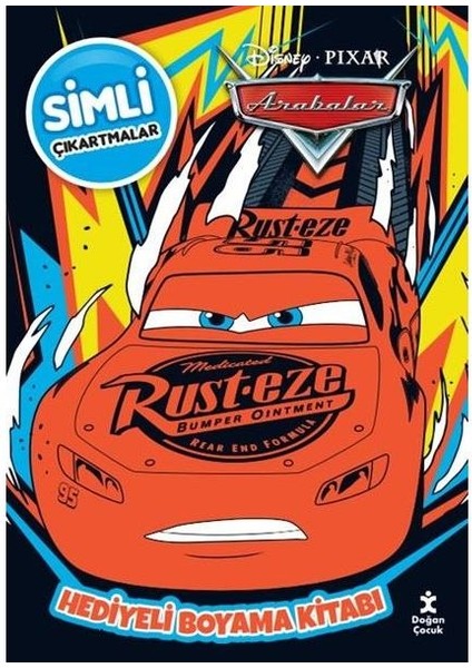 Disney Pixar Arabalar Simli ve Hediyeli Boyama Kitabı