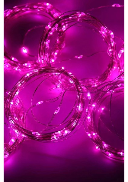 Pembe Perde LED 3x3 Metre USB Kumandalı 8 Mod Animasyonlu Peri LED Işık fiyatları