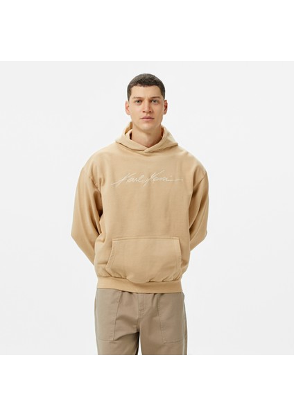 Og Eagle Print Os Erkek Gri Hoodie.2