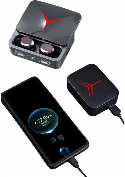 Kablosuz Bluetooth Kulaklık Powerbank Özellikli Göstergeli Hd Mikrofon modelleri