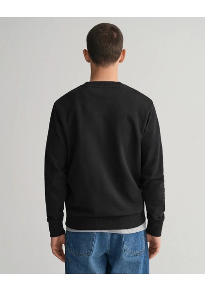 Bisiklet Yaka Logolu Regular Sweatshirt fırsatları