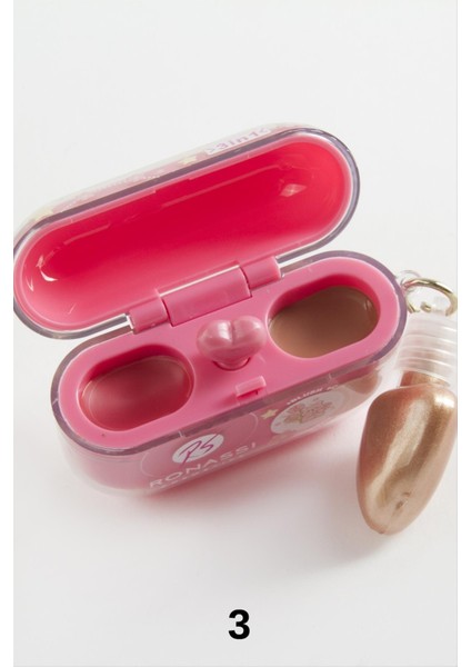 Sepetim Ronassi Kalp Blush Concealer Highlighter-3 modelleri