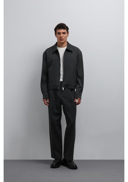 Antrasit Relax Fit Baggy Pilili Erkek Pantolon fiyatları