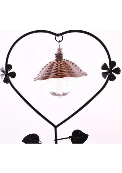 Pilli Işıklı Romantik Çift Tema Büyük Boy Dekoratif Ahşap Biblo fırsatları