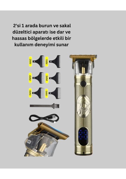 Sepetim Kablosuz Saç Sakal Düzeltici – Çoklu Başlık ve Taraklı fırsatları
