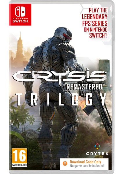 Crysis Remastered Trilogy (Nintendo Switch Oyun) Dijital Indirme Kodu