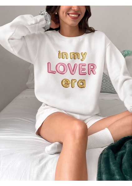 Premium Oversize Kesim Uzun Kollu Baskılı Sweatshirt