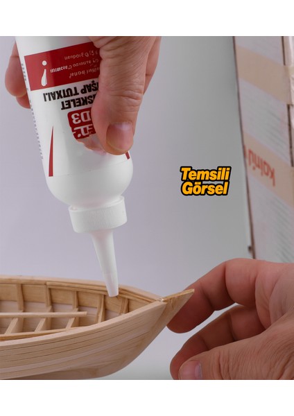 Hazır Iskelet Ahşap Tutkalı 150 Gram Şeffaf D3 Tahta Mdf Sunta Kumaş Kağıt Dıy Uygulama Yapıştırıcı modelleri