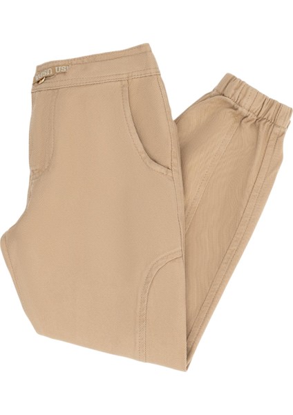 Kız Çocuk Kum Kanvas Pantolon fiyatları