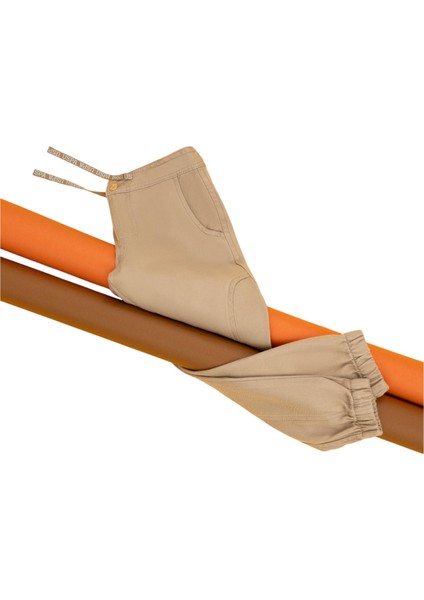 Kız Çocuk Kum Kanvas Pantolon modelleri