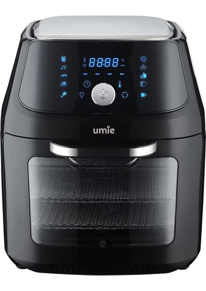 16L Siyah Dijital Fritöz ve Airfryer, 1800W, Dokunmatik Ekran, Çok Fonksiyonlu modelleri