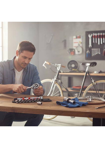 Lokma Takımı 1/2 12 Parça Profesyonel Kalite Çelik Malzeme Anahtar Seti Uzun Ömürlü Kullanım fiyatları