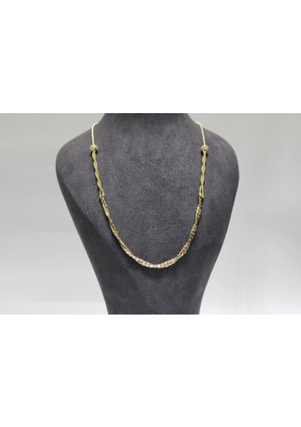 14 Ayar Altın Geometrik Sarmal Model Kolye fiyatları