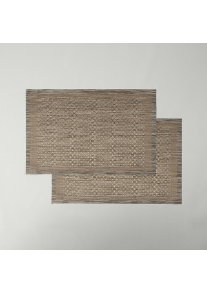 Ortega 2'li 45X30 cm Amerikan Servisi Bej