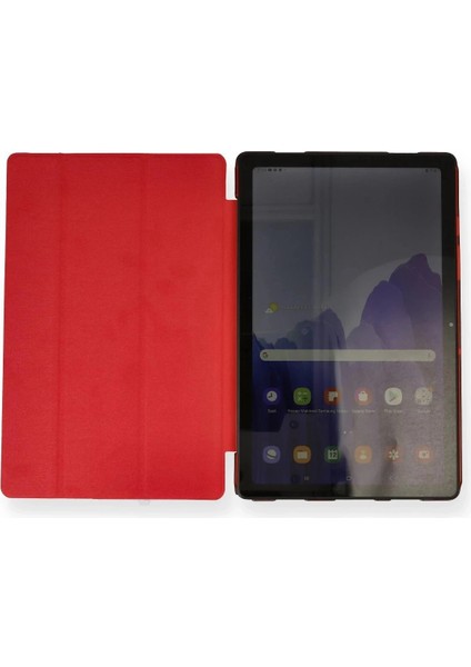 Bfs Samsung Galaxy X200 Tab A8 10.5 Kılıf Tablet Smart Kılıf - Kırmızı modelleri