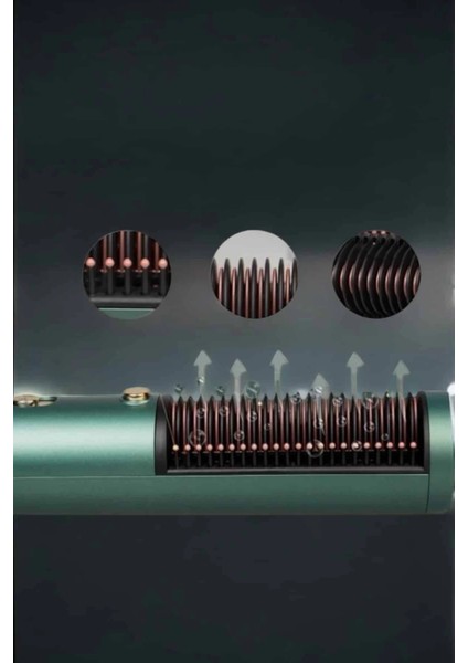 Üflemeli Fön Tarak Düzleştirici Seramik Kaplama Elektriklenme Karşıtı fırsatları