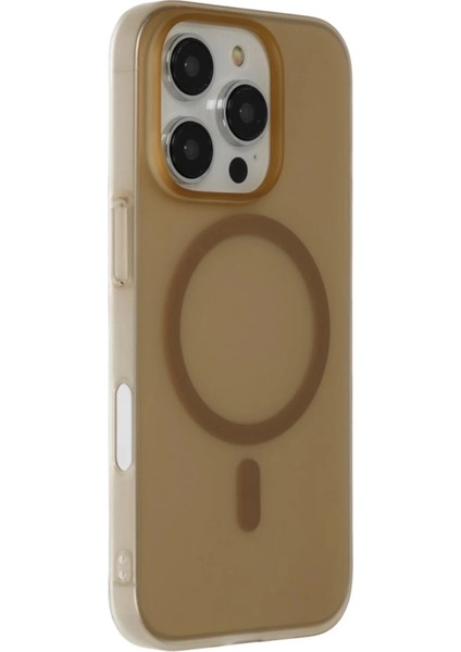 Bfs iPhone 16 Pro Max Tuna Pc Slim Magsafe Kapak - Çöl Titanyum