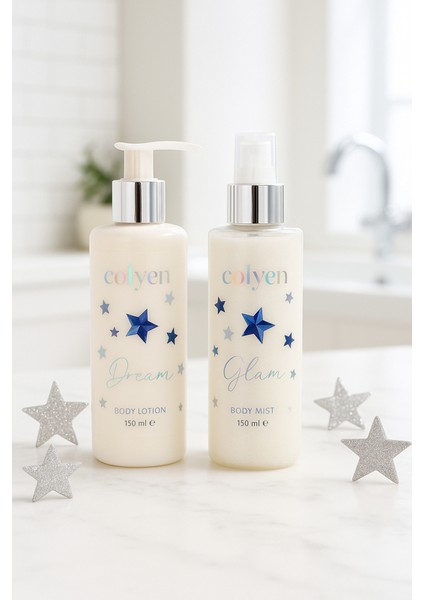 Galactic Işıltılı Vücut Spreyi ve Losyon Seti 150 ml