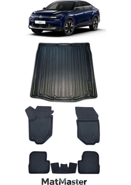 Citroen C4X 2025 Model 5d Premium Ekstra Havuzlu Paspas ve Bagaj Havuzu Set