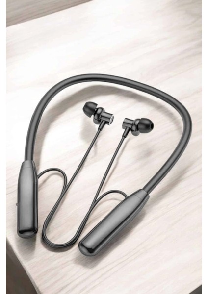Boyun Askılı Bluetooth Kulaklık Uzun Şarj Süreli Dijital Göstergeli Kablolu modelleri