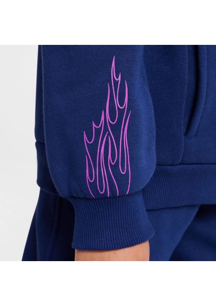 Kylian Mbappé Club Fleece Unisex Çocuk Mavi Alt Üst Polarlı Takım indirimleri