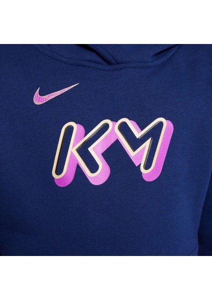 Kylian Mbappé Club Fleece Unisex Çocuk Mavi Alt Üst Polarlı Takım