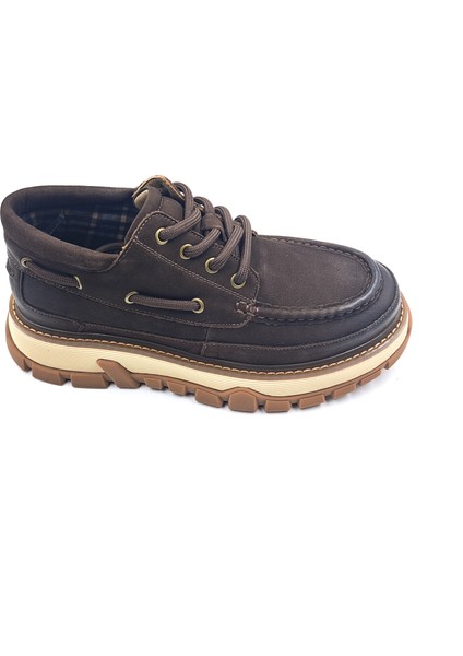 G25K550 Navigator Hakiki Nubuk Deri Kalın Taban Bilekli Erkek Kahverengi Ayakkabı fiyatları