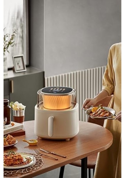 6l Otomatik Karıştırıcı Fritöz, Zaman Ayarlı, Renkli, Geniş Hacim modelleri