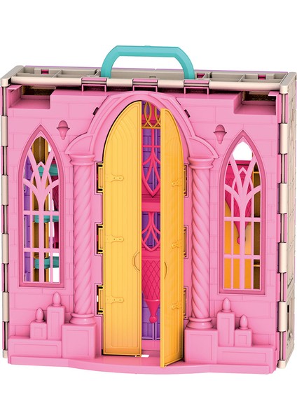 Aria'nın Şatosu Aksesuarlı Oyun Evi | 86×37×63 cm | Katlanabilir, Renkli Çocuk Oyuncak Evi fırsatları