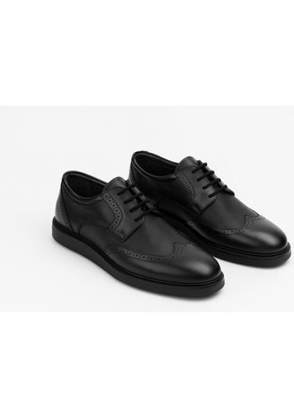GR0389 Hakiki Deri Hafif Eva Taban Küçük Numara 37 Numara Damatlık Erkek Klasik Ayakkabı