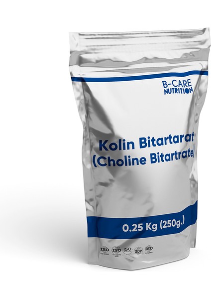 Kolin Bitartarat (Choline Bitartrate) Toz Hammadde 0.25 kg (250G.)