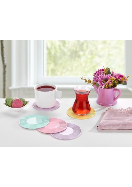 Silikon Bardak Altlığı - 3 Adet