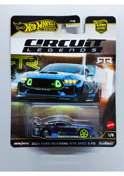 Premium 2024 Ford Mustang Rtr Spec 5-Fd ( Circuit Legends ) Model Araba