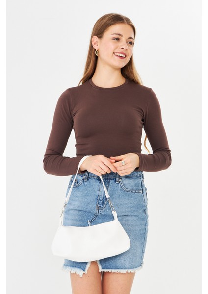 Lumira Beyaz Mini Baget Kadın Omuz, Kol ve El Çantası fiyatları