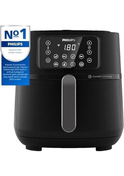 Geniş 7,2l Airfryer, Rapid Air Teknolojisi, Çok Renkli, Pişirme ve Izgara Fonksiyonu fiyatları