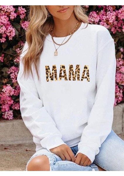 Premium Oversize Kesim Uzun Kollu Baskılı Sweatshirt