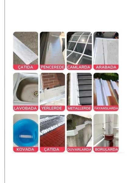 2 mt Yüksek Sıcaklık Dayanan Su Geçirmez Çatı Duvar Çatlak Onarıcı Yapışkan Bant Folyo indirimleri