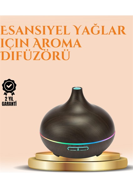 Sepetim 550 ml Ultrasonik Yağ Difüzörü ve Soğuk Buhar Nemlendirici