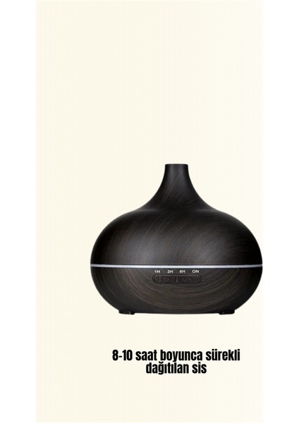 Sepetim 550 ml Ultrasonik Yağ Difüzörü ve Soğuk Buhar Nemlendirici fiyatları