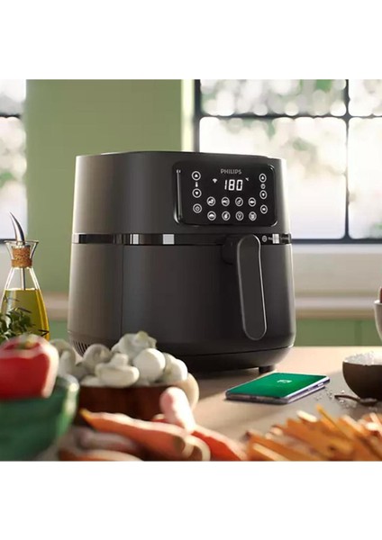 Uzaktan Bağlantılı 16 Fonksiyonlu Xxl Airfryer, Siyah ve Beyaz Seçenekleri modelleri