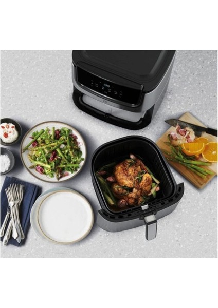 8 Programlı, 4.5 L Sepet, 3.5 L Kızartma Kapasitesi Sıcak Hava Fritözü modelleri