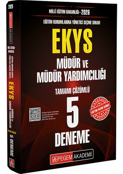 2024 Milli Eğitim Bakanlığı Müdür ve Müdür Yardımcılığı Tamamı Çözümlü 5 Deneme fiyatları