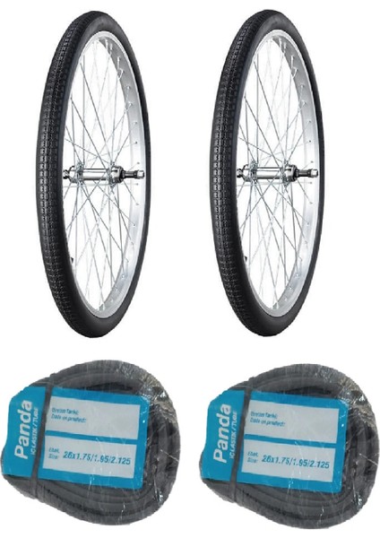 Irc 26 Jant 26X1.75 Nda Bisiklet Dış Lastiği x 2 Adet + Panda Iç Lastik Seti