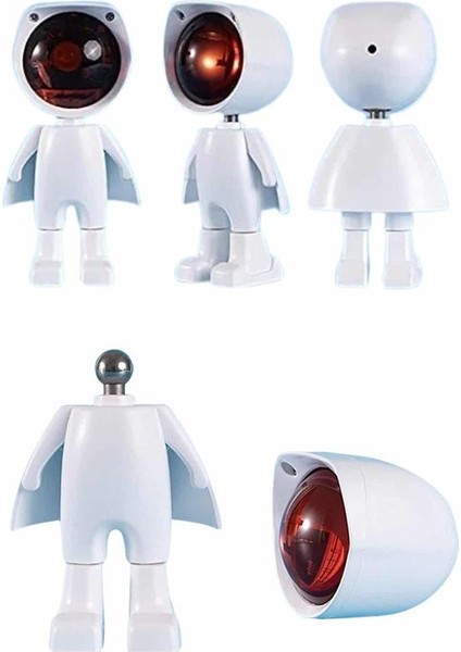 Sepetim Gün Batımı Lambası Işık Arka Plan Projektör Sevimli Astronot Enerji Tasarruflu indirimleri